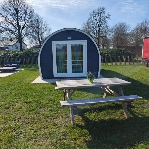 Camping POD 3 persoons Lindershoeve Bergeijk，位于博黑克的酒店
