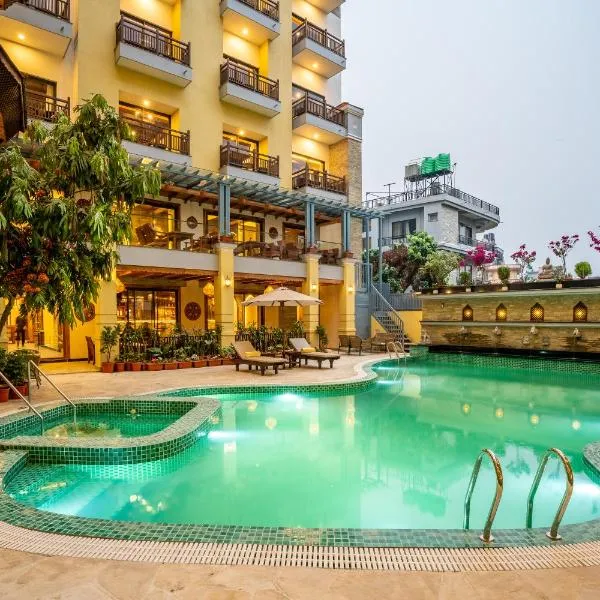 Temple Bell Boutique Hotel & Spa，位于博卡拉的酒店