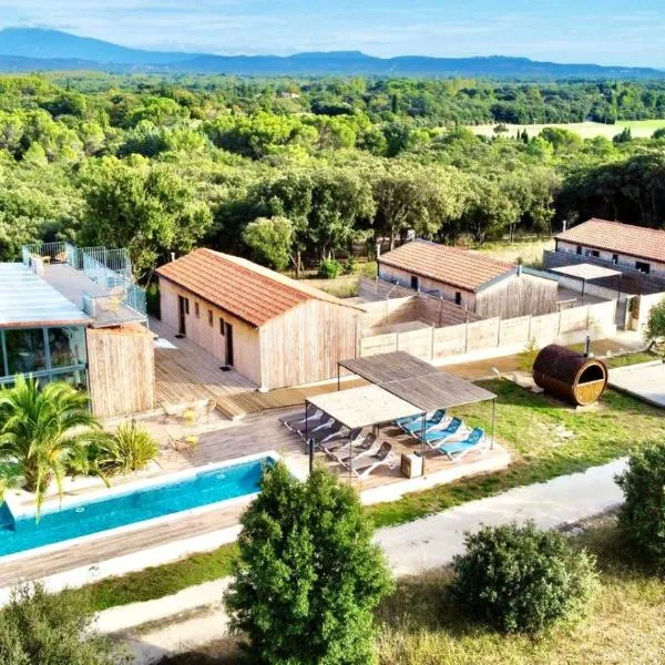 NUIKI Lodges - Chambres d'hôtes，位于Montségur-sur-Lauzon的酒店