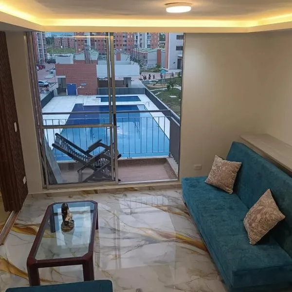 El Dorado, Apartamento con piscina y parqueadero，位于伊瓦格的酒店