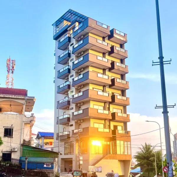 SKY HOTEL Sihanoukville - Rooms and Apartments - Free Laundry，位于西哈努克的酒店
