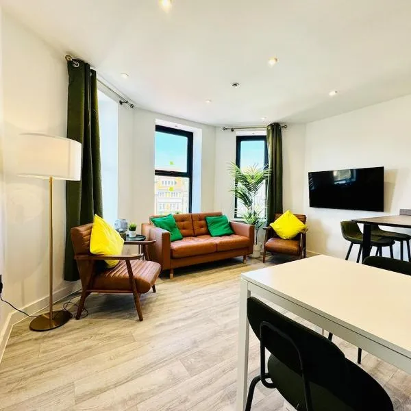 Central Bournemouth - 2-Bed - 4 Guests - Prime Spot，位于伯恩茅斯的酒店