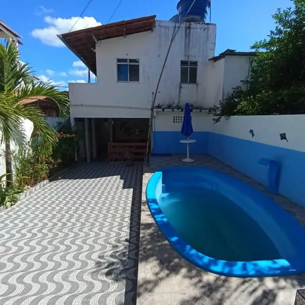 Quarto 3 piscina Pousada Praia de Cabuçu BA，位于Saubara的酒店