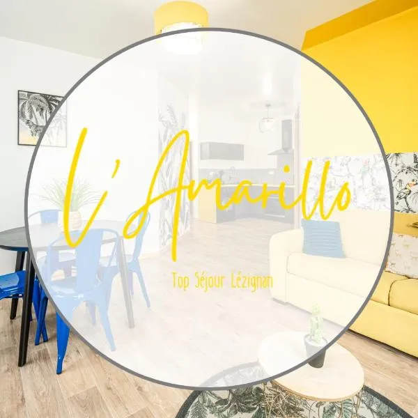 L'Amarillo Clim Wifi Centre ville 4 pers，位于莱齐尼昂科尔比埃的酒店