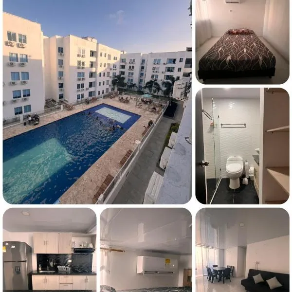 Hermoso apartamento en Coveñas con piscina，位于Coveñitas的酒店