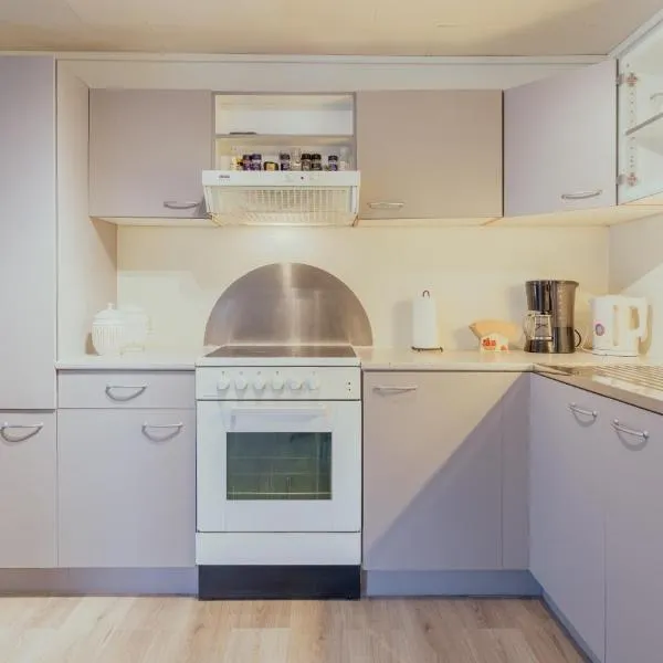 Spacious Basement Apartment with Mountain Views，位于Streymnes的酒店