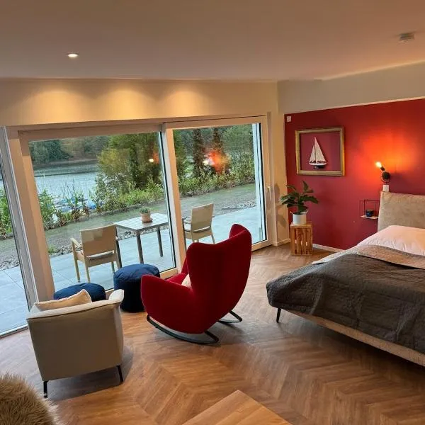 #8 Ommi Kese See-Suite FD Sauna Hund Terrasse，位于奥尔珀的酒店