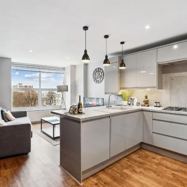 'Bright Gem by the Sea' Premium Central 2 bedroom flat，位于布莱顿霍夫的酒店