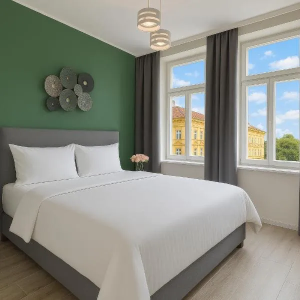Kinsky Garden Apartments and Suites by Dwellfort，位于布拉格的酒店