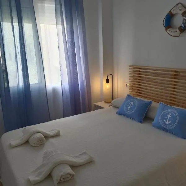 Coqueto apartamento vista mar，位于甘迪亚海滩的酒店