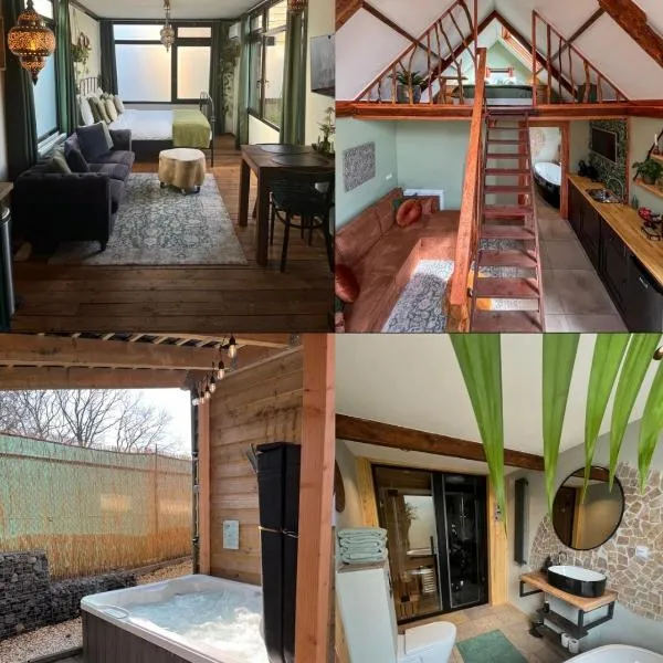 B&B Spoor 1 met jacuzzi & Spoor 2 met Wellness，位于Nieuwe Vaart的酒店