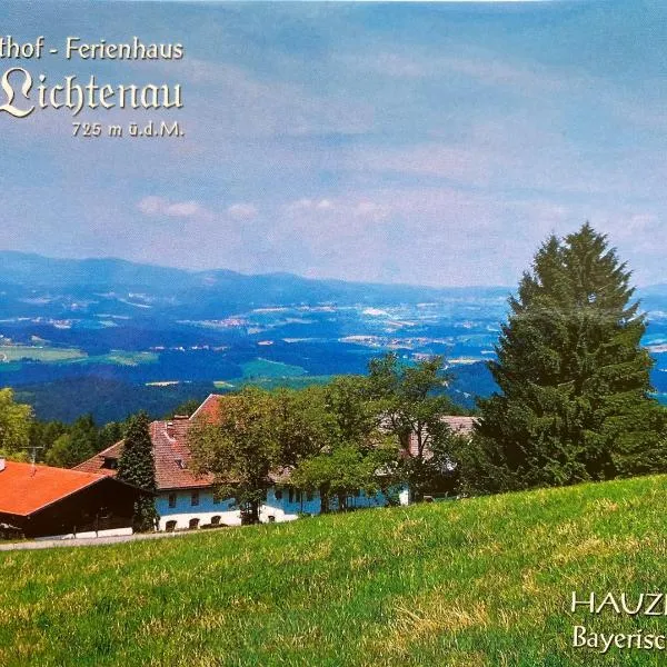 Berggasthof Ferienhaus Gut Lichtenau，位于豪岑贝格的酒店