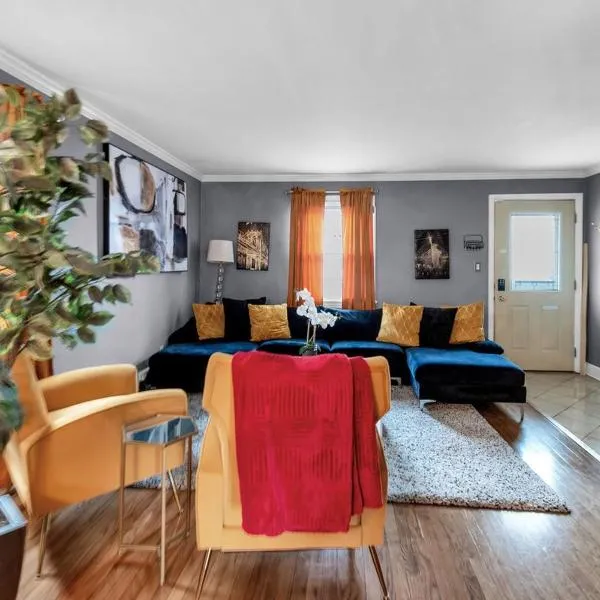 Cozy Stay in Edison NJ Near EWR-Train NYC-2 Queen Beds & Parking Bonus Sofa Bed，位于爱迪生的酒店