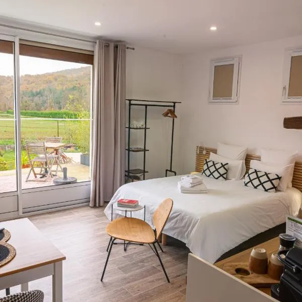 Le Jardin de Moulis, Saint Girons, Ariège, Pyrénées,，位于Moulis的酒店