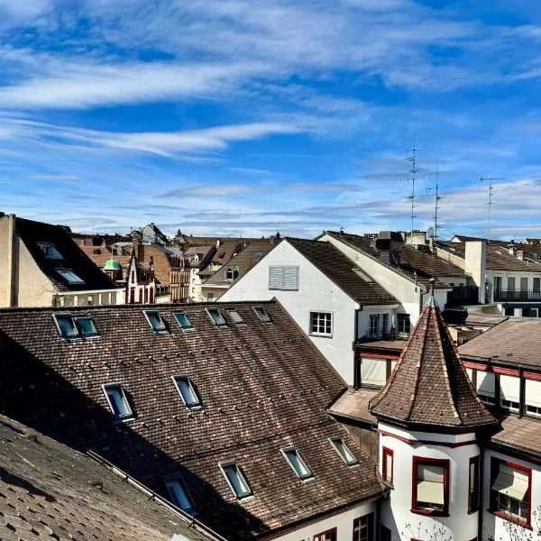 City Center Rooftop Studio with Oldtown View，位于巴塞尔的酒店