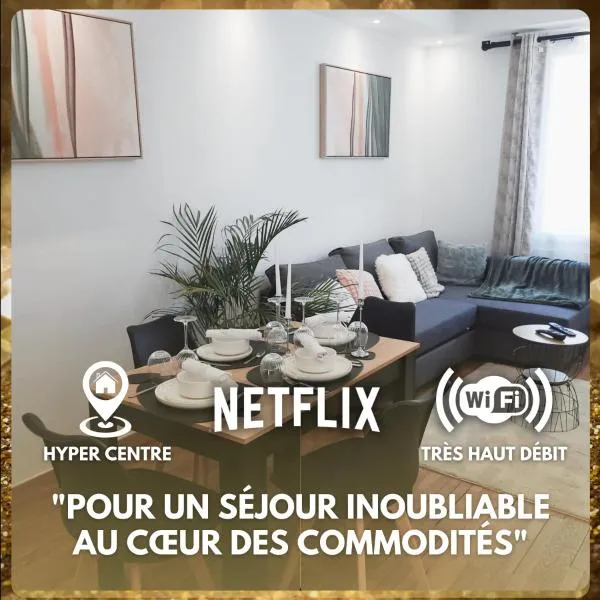 Évreux Central Lodge - Netflix - Wifi Fibre - Proche Gare Sncf & Centre-ville，位于埃夫勒的酒店