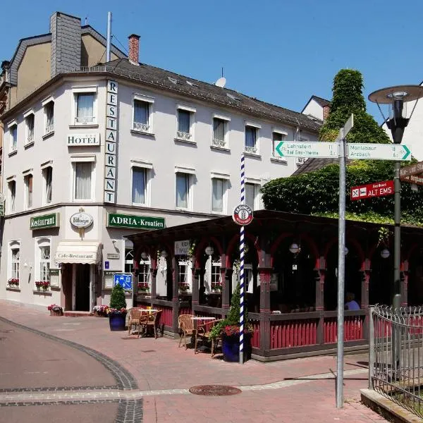 阿德瑞阿克罗迁酒店及餐厅，位于Dausenau的酒店