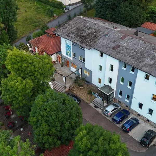 Budget Hotel Biebertal am Milseburgradweg，位于霍夫比伯的酒店