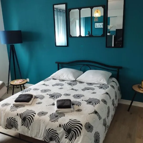 Charmant studio proche de Rouen，位于Canteleu的酒店