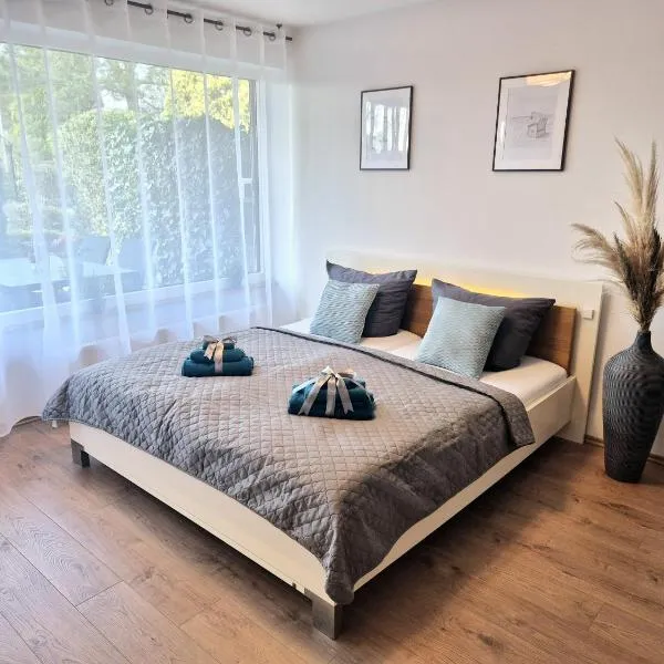 Meerzeit Apartment mit Terrasse & Parkplatz，位于沙博伊茨的酒店