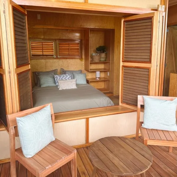 Casa Akaw at La Saladita，位于Temalhuacán的酒店