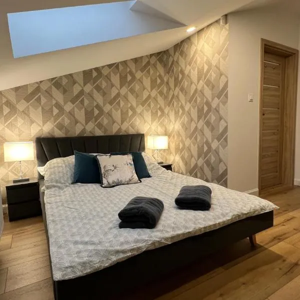 NEW Apartament BLACK Warszawa Parking FREE，位于Wola Mrokowska的酒店