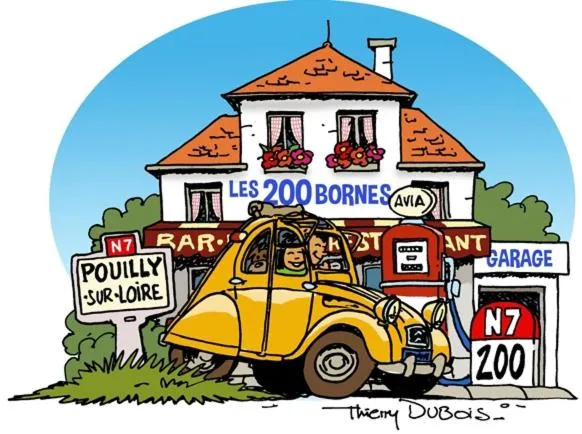 Logis Hôtel Les 200 Bornes，位于卢瓦尔河畔普伊的酒店