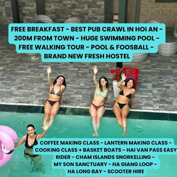 Riverside Hoi An, Dolphins Hostel，位于会安的酒店