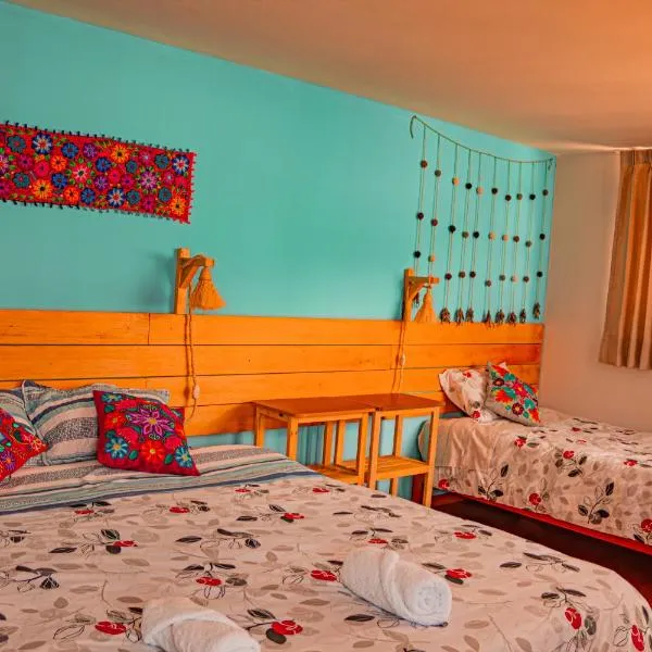 "CASITA AZUL"- Apartamento con bonita vista Volcan，位于奇瓦伊的酒店