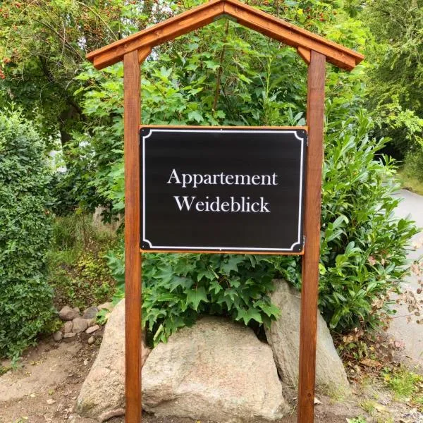 Appartement Weideblick，位于Steinsieken的酒店