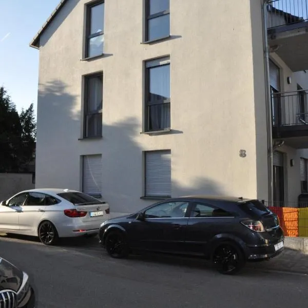 Modernes Apartment in B'heim 1 OG WG3，位于Bischofsheim的酒店