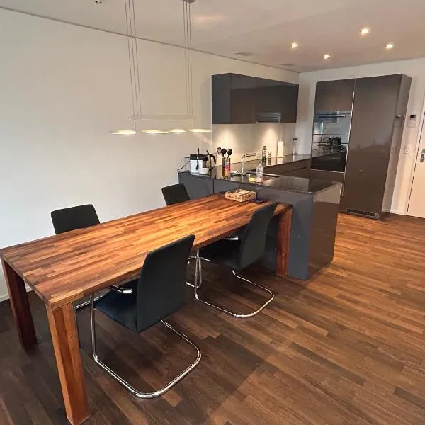Moderne Businesswohnung, chic & zentral，位于Wollerau的酒店