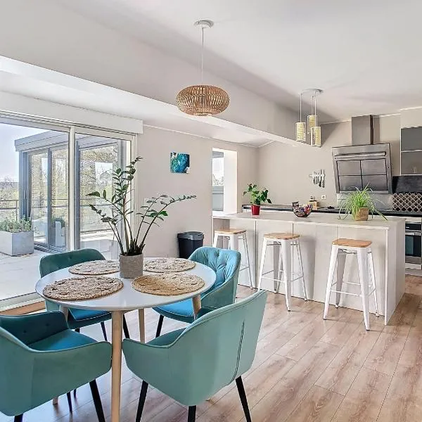 La terrasse du Canal, appartement pour 5 personnes，位于La Redorte的酒店