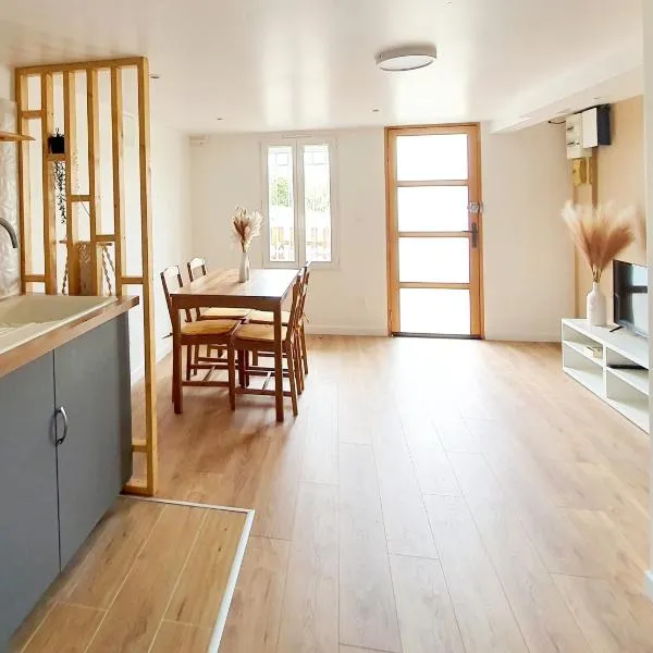 T2 NEUF indépendant - 8min de Lyon - Parking privé -Terrasse，位于伊格涅的酒店