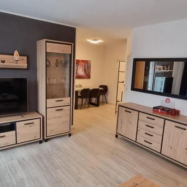 Ferienwohnung am Kurwald in Bad Lippspringe，位于巴特利普施普灵格的酒店