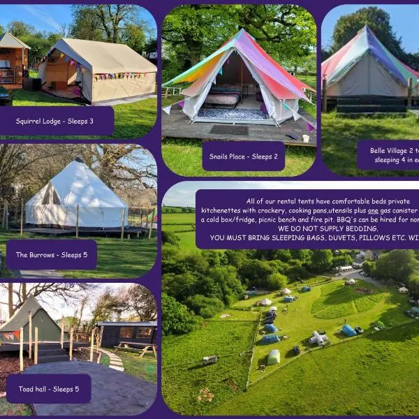 Unique Rental Tents on camping site All with private Kitchenettes & Comfy beds NO BEDDING SUPPLIED，位于纳伯斯的酒店