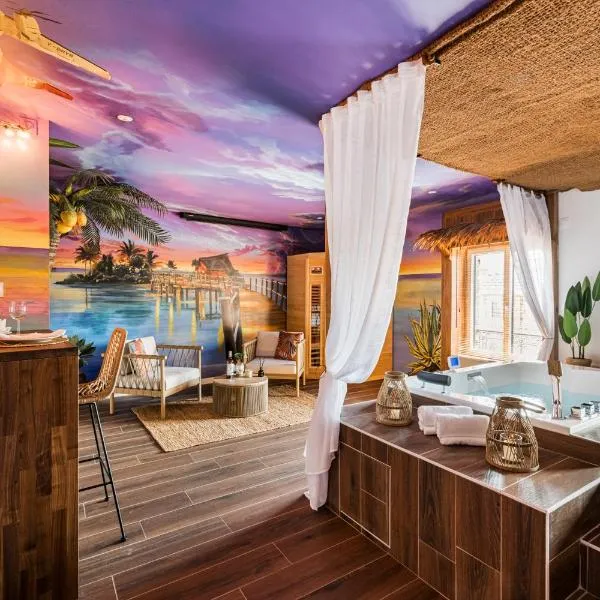 Moments de douceur - Suite Laponie et Suite Tahiti，位于Boulieu-lès-Annonay的酒店