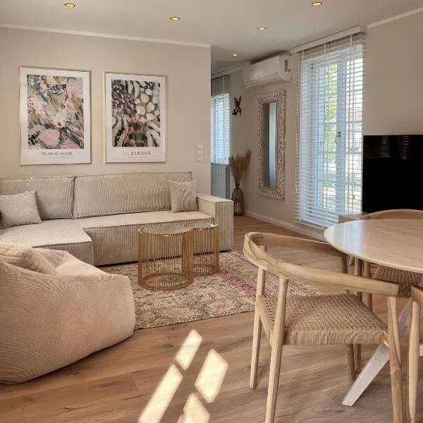 Apartment mit Mainblick 15 Min vom FFM-Airport，位于弗勒尔斯海姆的酒店