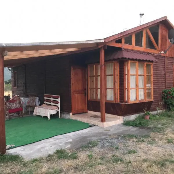 Cabaña La Soledad de Pehuenche Ruta CH115，位于San Clemente的酒店