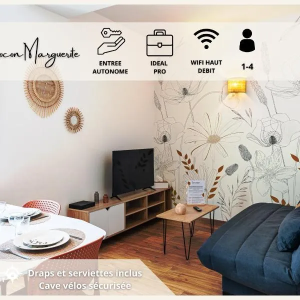 Cocon Marguerite - Appartement cosy - Idéal pro et cyclistes，位于马耶讷的酒店
