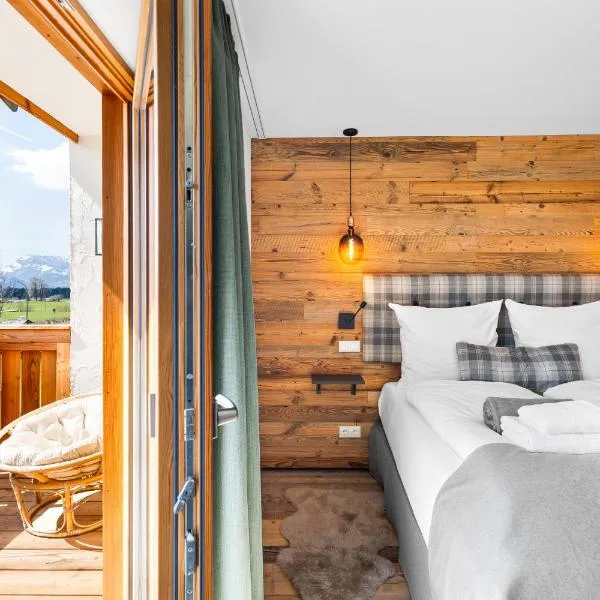 Soho Mountain Chalet - Pool und Sauna，位于雷特温克尔的酒店