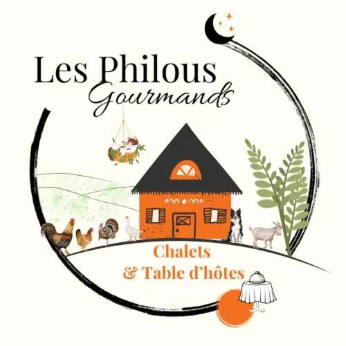 Les Philous Gourmands，位于LʼÉpaux的酒店
