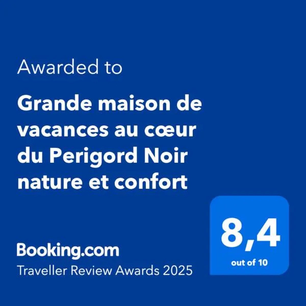 Grande maison de vacances au cœur du Perigord Noir nature et confort，位于多姆的酒店