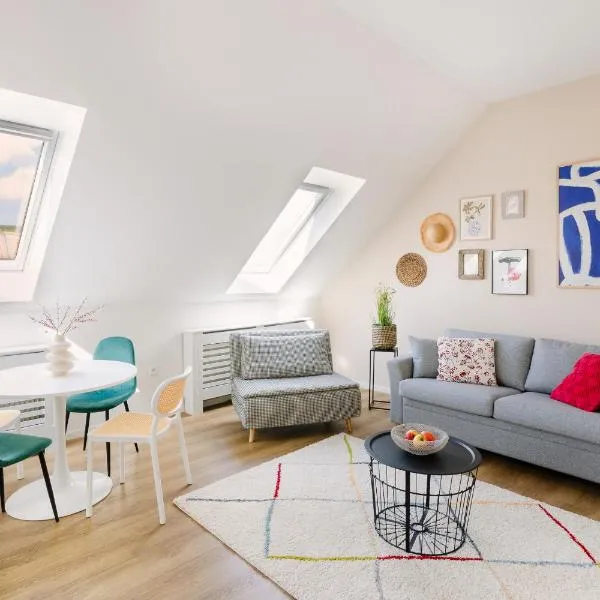 Klimatizované apartmány v centre Modry pre svadobčanov, víkendový oddych aj remote work，位于莫德拉的酒店