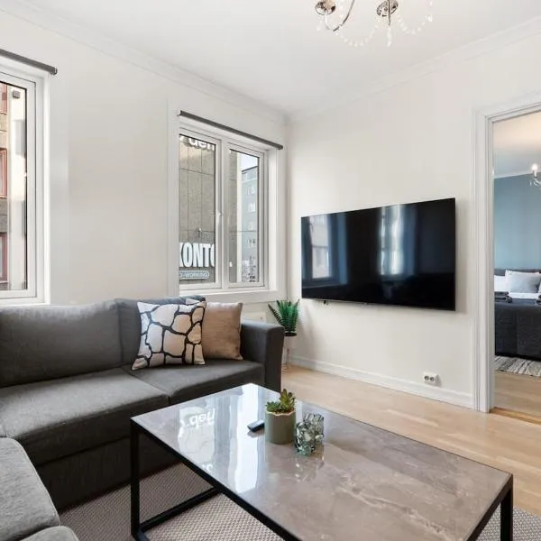 Luxury 4-Bedroom Apartment in Oslo's Heart - Walk to Major Attractions，位于奥斯陆的酒店