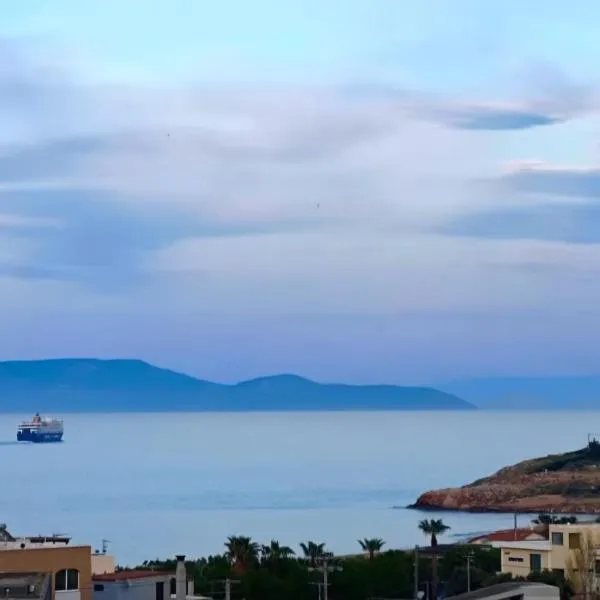 Aelia Sea View Apartments Rafina close to the Port , Airport & Athens，位于拉斐那的酒店