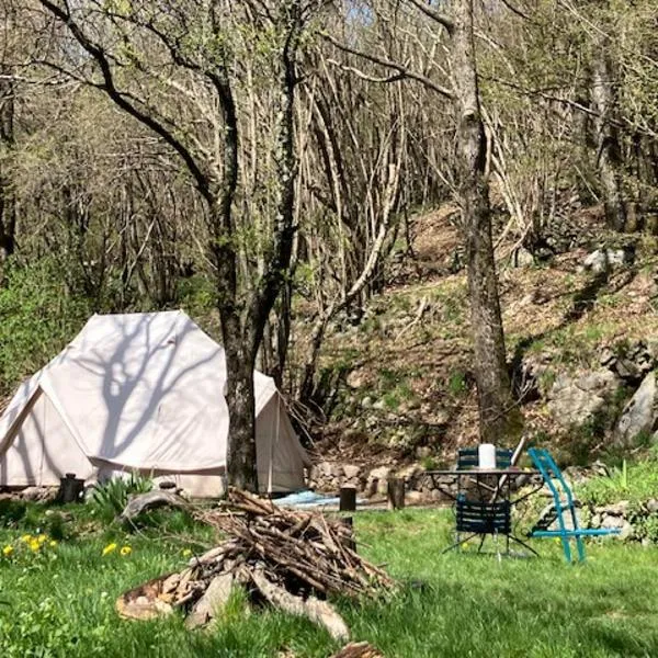 Grande Tente Tipi en pleine forêt，位于Burzet的酒店