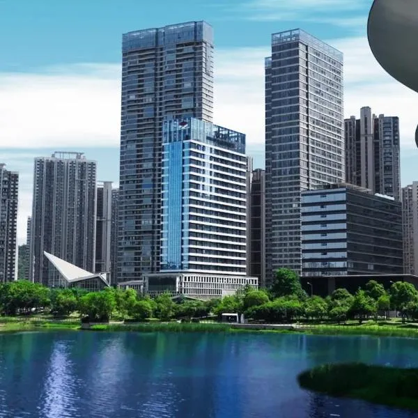 长沙梅溪湖万豪行政公寓，位于长沙的酒店