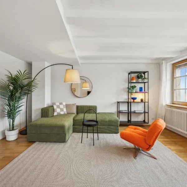 True Basel - Stilvoll I Zentral I Rheinblick,位于巴塞尔的酒店