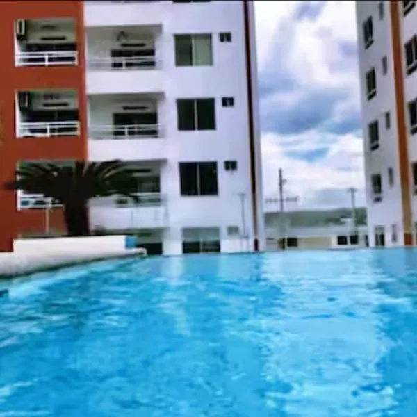 Moderno Apartamento completo 3piscinas 2jacuzzi y Playa cerca，位于通苏帕的酒店
